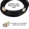 FMUSER GP100 FM Transmitter Antenna Outdoor;  1/4 Wave Professional GP Antenna for 87-108mhz 0.5w-100w FM Broadcast Transmitter;  Waterproof FM Antenn