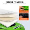 VEVOR Inflatable Boat, 3-Person Inflatable Fishing Boat, Strong PVC Portable Boat Raft Kayak, 45.6" Aluminum Oars, High-Output Pump, Fishing Rod Holde