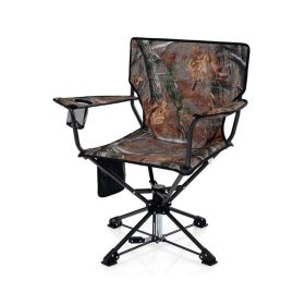 360¬∞ Swivel Portable Foldable Hunting Chair with Storage Pockets (Type: Camping Chairs, Color: Camouflage)